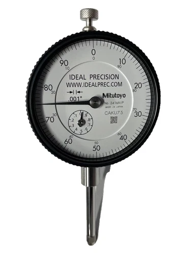 Mitutoyo 2416AIP Dial Indicator 0-1" Range, .001" Graduation
