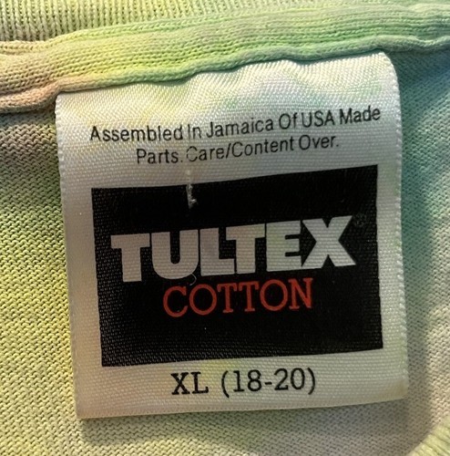 Vintage Looney Tunes Aim High Youth Shirt 1994 Size 18/20 Tie Dye Freeze - Picture 4 of 7