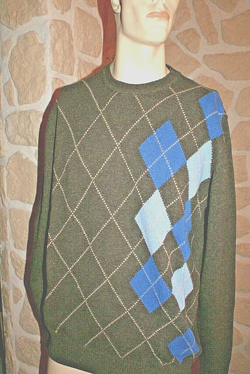 Pull Homme Vert En Laine, Taille XXL, Bande Originale, Neuf Avec étiquettes (69€)