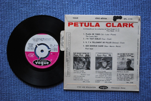 PETULA CLARK / EP VOGUE EPL. 8110 (Label 2) / BIEM 1963 (F) - Picture 2 of 2