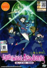 Little Witch Academia DVD (Vol.1-25 end + Movie) with English Dubbed