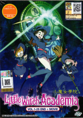 Little Witch Academia DVD (Vol.1-25 end + Movie) with English Dubbed