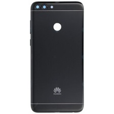 For Huawei P Smart Replacement Rear Battery Cover Inc Lens Back Glass (Black) UK