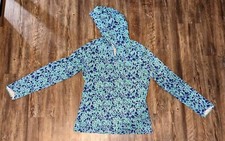 Merrell UPF 50 Aruba Floral womens opti-wick full zip hoodie jacket size Large