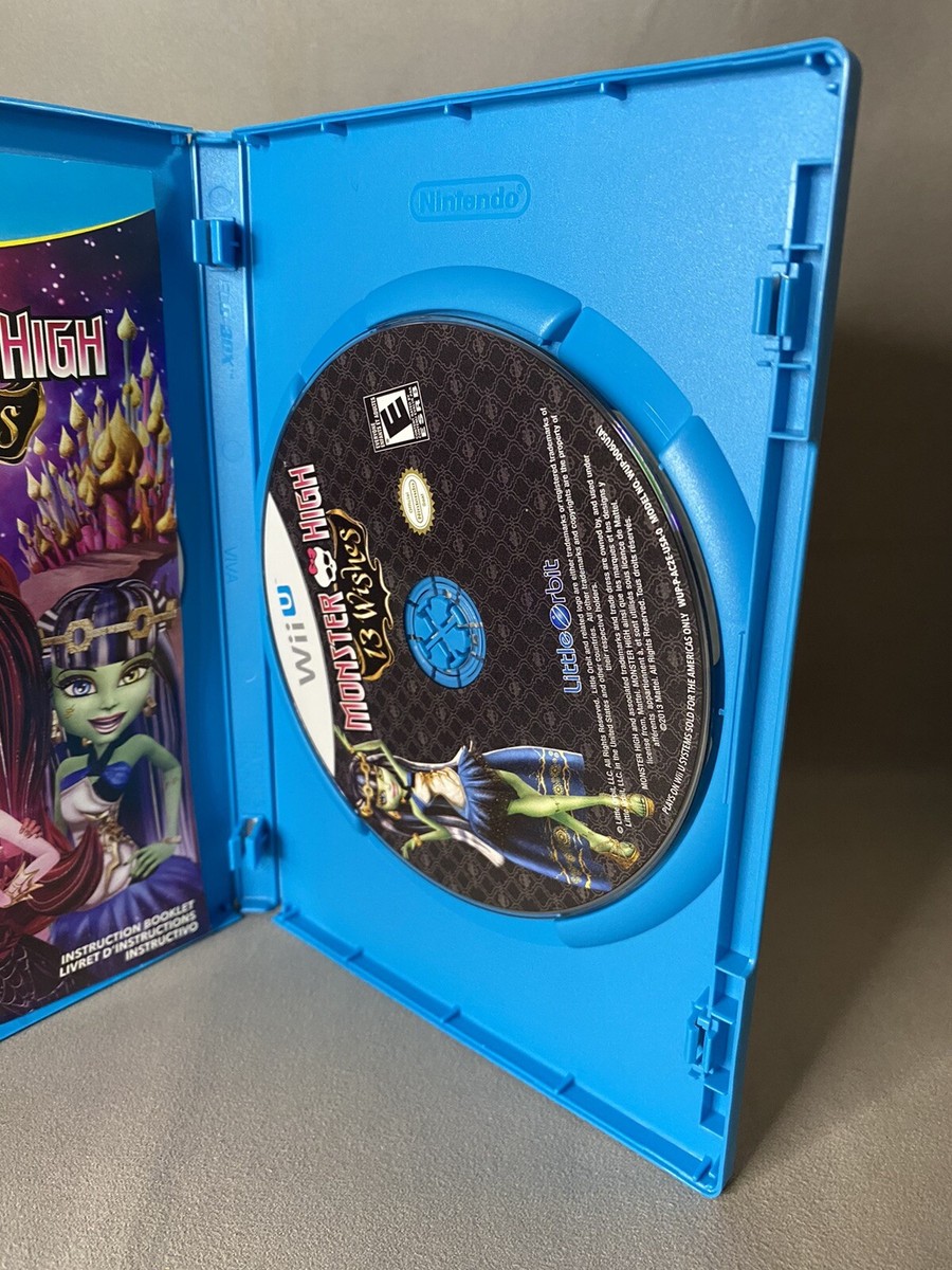 Monster High: 13 Wishes (Nintendo Wii U, 2013) 815403010248