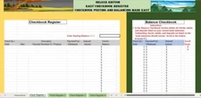 Checkbook Register Excel Spreadsheet, For PC or Android + FREE Budget Template