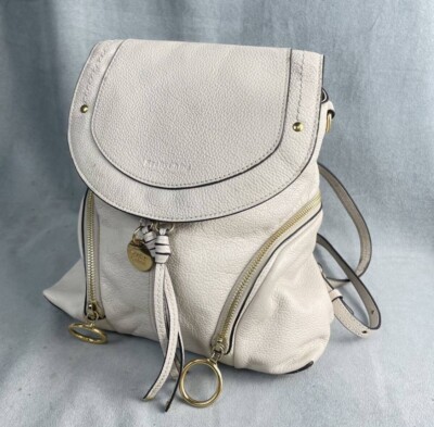 See By Chloe Olga 2-way backpack leather Ivory mini bag | eBay