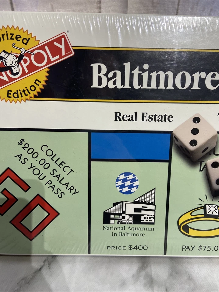 Baltimore MONOPOLY / USAOPOLY Authorized edition 1997 Real Estate Trading - Image 3 of 4