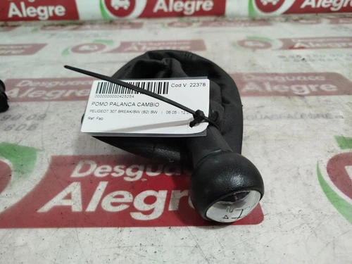 Pomello Leva Cambio per PEUGEOT 307 BREAK/ SW (S2) SW 2005 425254 - Foto 1 di 9