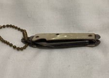 Vintage Mother of Pearl 2 Blade Pocket Knife Made in USA