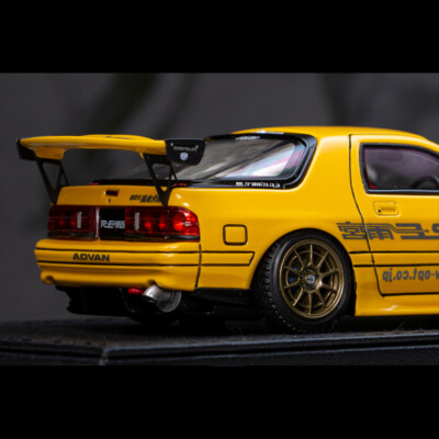ミニカー IG1338 1/43 Mazda RX-7 (FD3S) RE Amemiya Ignition 1:43 Mazda RX-7 FC3S RE Amemiya Yellow Resin Diecast Car