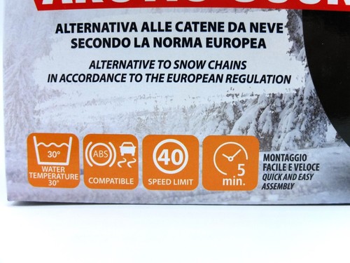 CALZE DA NEVE OMOLOGATE MISURA XL CATENE X-LARGE 255/45R20 + OMAGGIO EN 16662-1 - Imagen 9 de 12