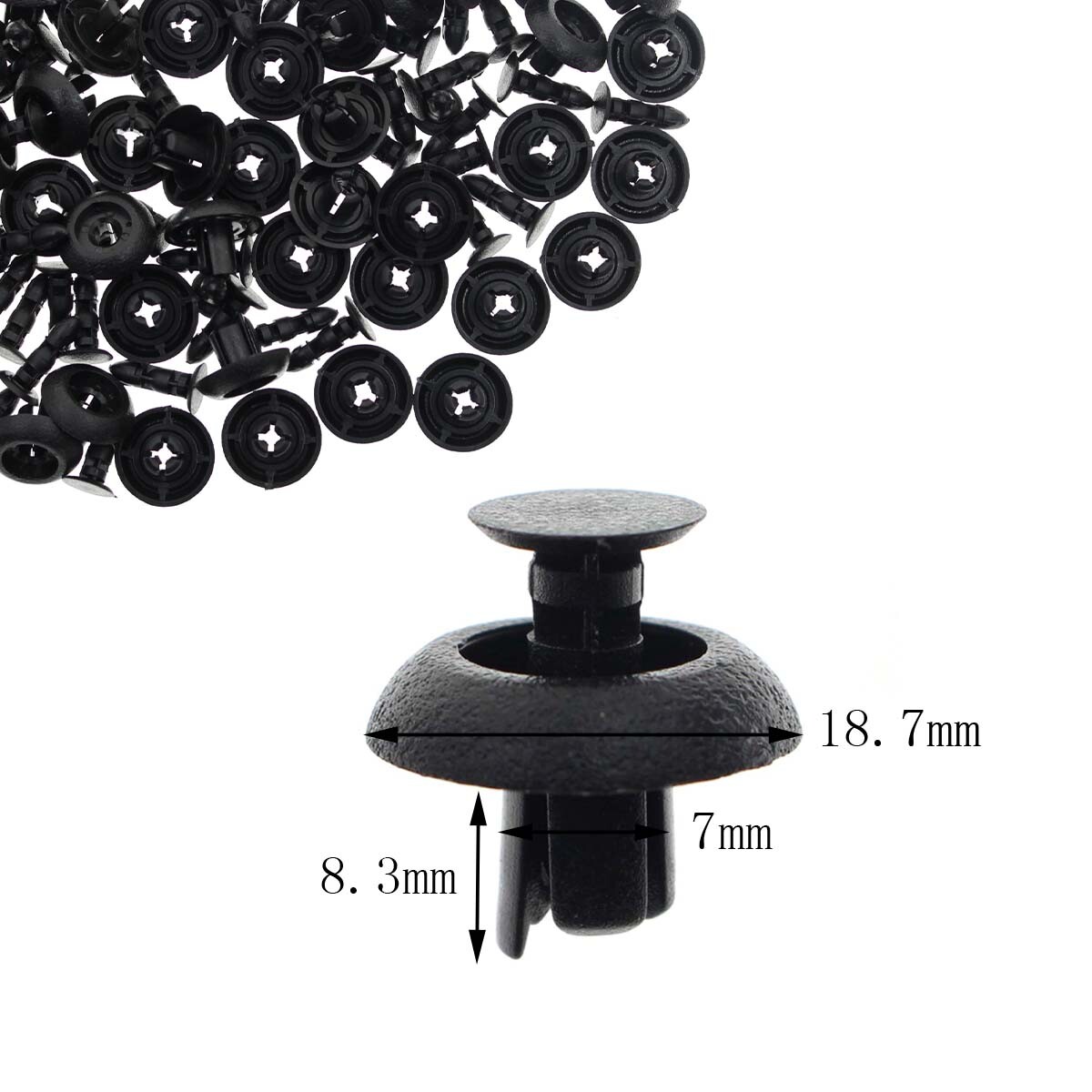 For 20102018 Lexus RX350 RX450H Plastic Engine Cover Clips 100pcs New