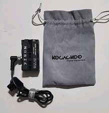 D-Tap to Double-Sided NP-F550/970/570/770 Dummy Battery Power Adapter,