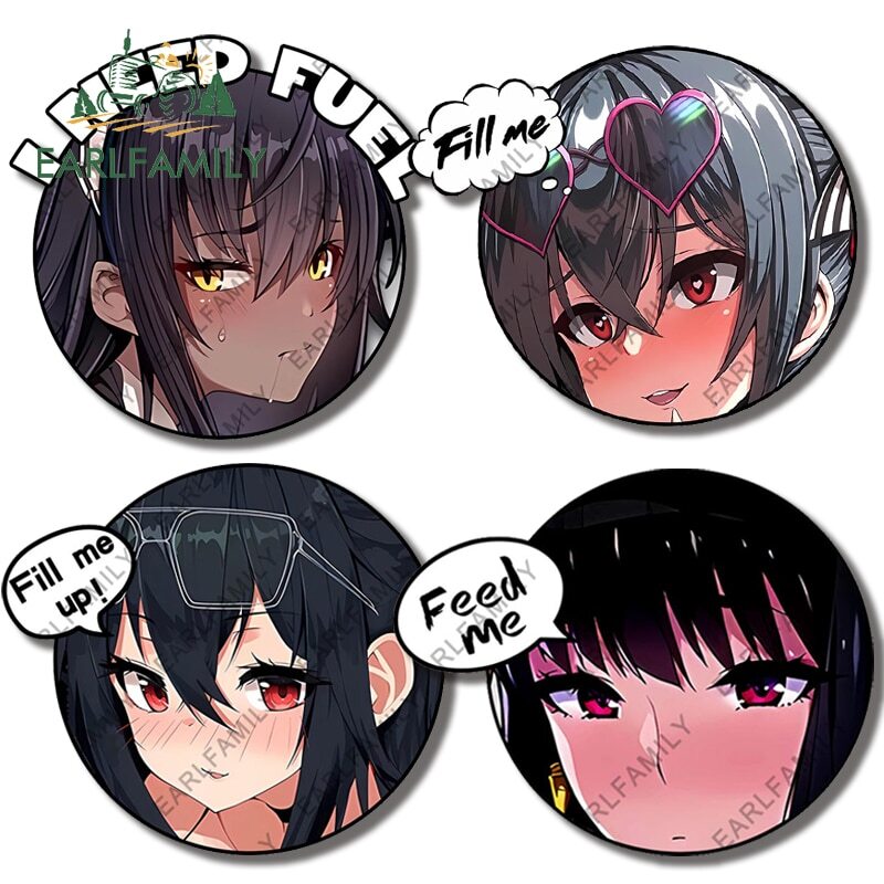 Adesivi Auto EARLFAMILY Frieren Hentai Bikini Summer - Decal In Vinile Multicolore JDM