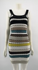 Herve Leger Women's Multicoloured Bodcon Mini Dress Size S Small - Good Used