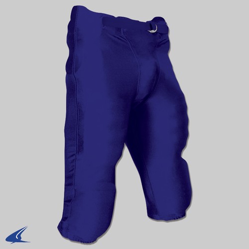 Champro Integrated Youth Football Game Pants With Pads Purple (NEW