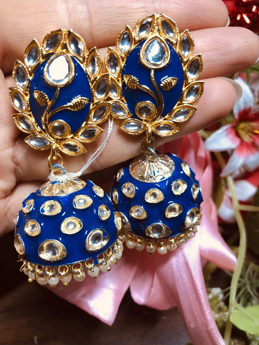 55 Beautiful Gold jhumka earring designs || Tips on Jhumka shopping | Bling  Sparkle