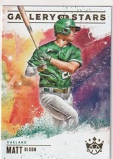 2022 DIAMOND KINGS GALLERY OF STARS MATT OLSON ATLANTA BRAVES BASEBALL JC-1412