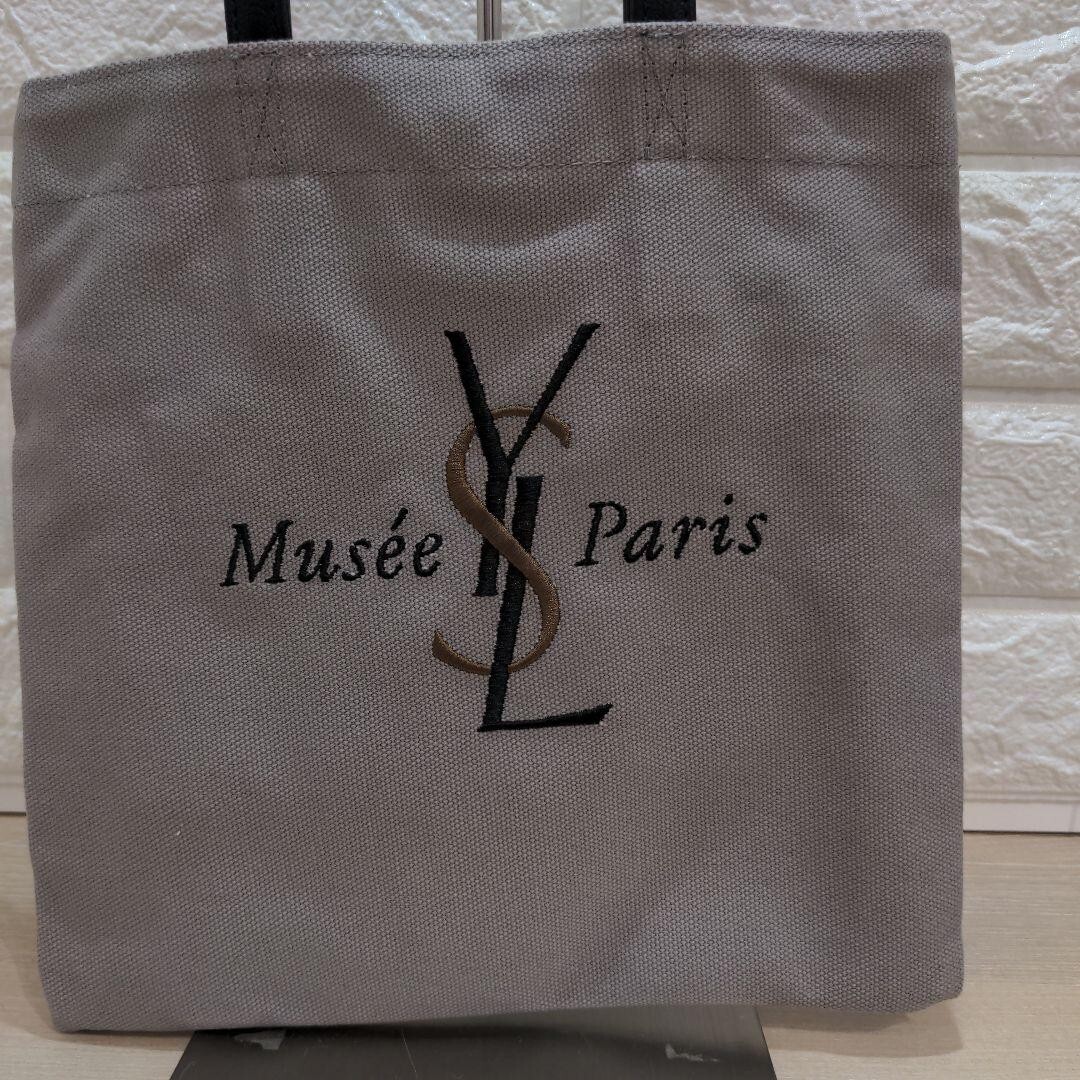 YSL Musee Paris エコバッグ アイボリー Yves Saint Laurent Exhibition Tokyo Tote Bag White Museum