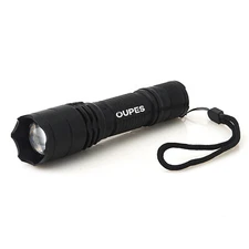 OUPES Rechargeable Flashlight Zoomable 5 Models LED Super Bright Fishing Outdoor