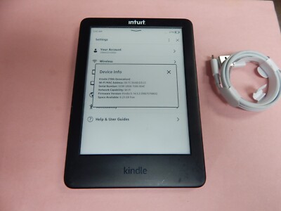 Amazon Kindle (10th Generation) J9G29R 8GB 6'' Wifi Black FREE BUNDLE & SHIPPING