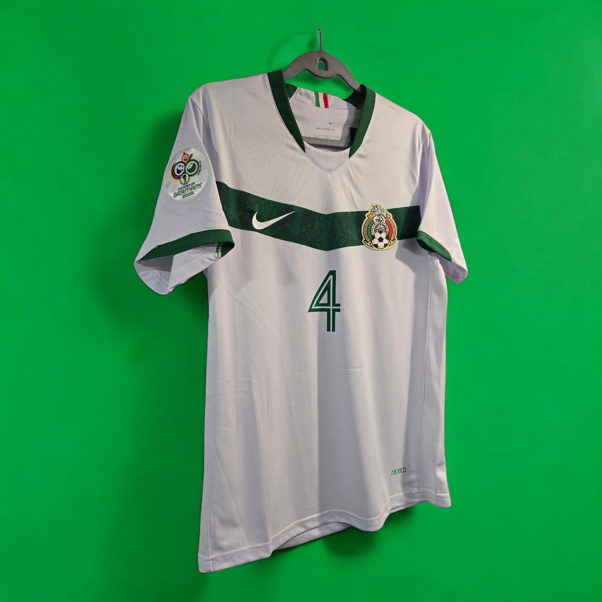 Mexico National Team Away - World Cup 2006 - White - R. Marquez 4