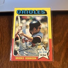 BROOKS ROBINSON 1975 TOPPS BASEBALL #50 ORIOLES EX-NM RANGE HOF ORIOLES