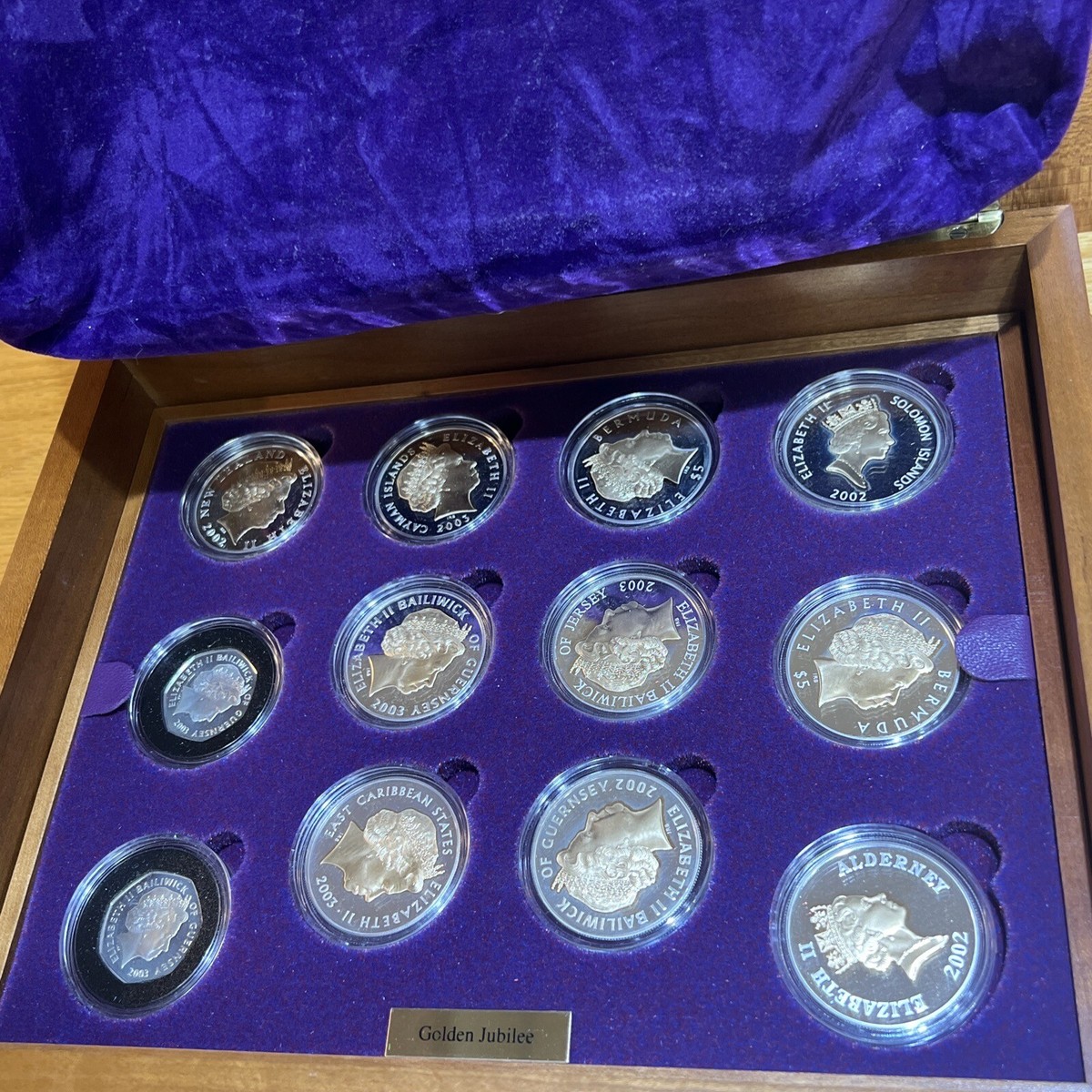 Queen Elizabeth II Golden Jubilee Silver Proof Collection 24 Coin