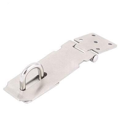 Tür Schrank Verschluss Tor Schloss 14cm Metall Latch Haspe Staple Silber Ton