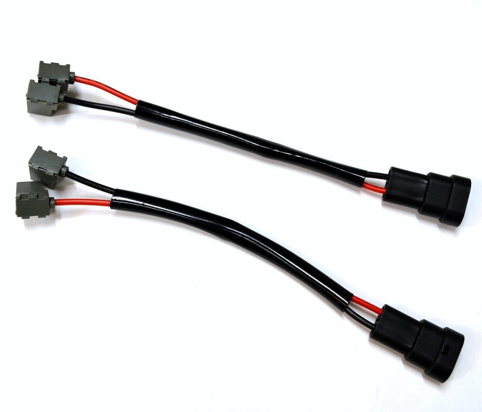 Wire Pigtail Female U 9006 HB4 Two Harness Head Light Low Beam - Foto 10