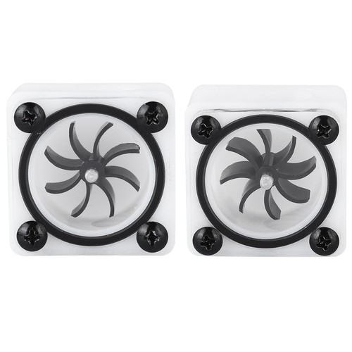 PC Water Cooling 8 Impeller Flow Indicator Meter Two/Three Way G1/4 Thread XX - Afbeelding 6 van 17
