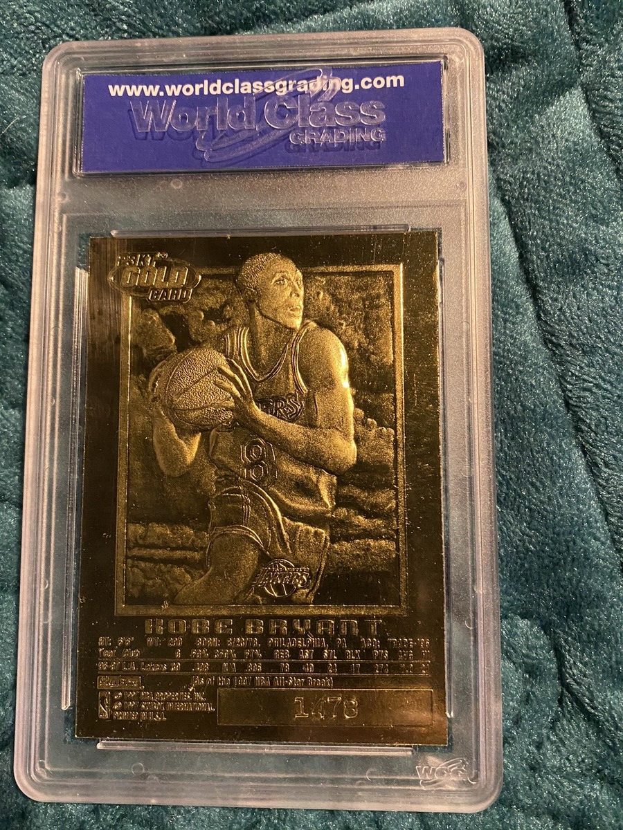 1996-1997 Skybox EX-2000 Kobe Bryant Rookie Black 23KT GOLD 1478