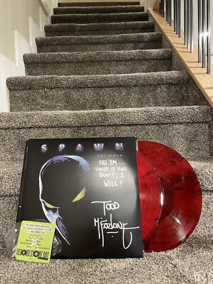 Todd Mcfarlane Signed Autographed LP Spawn Red Colour Vinyl RSD Exclusive Rare