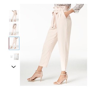 paper bag tapered trousers