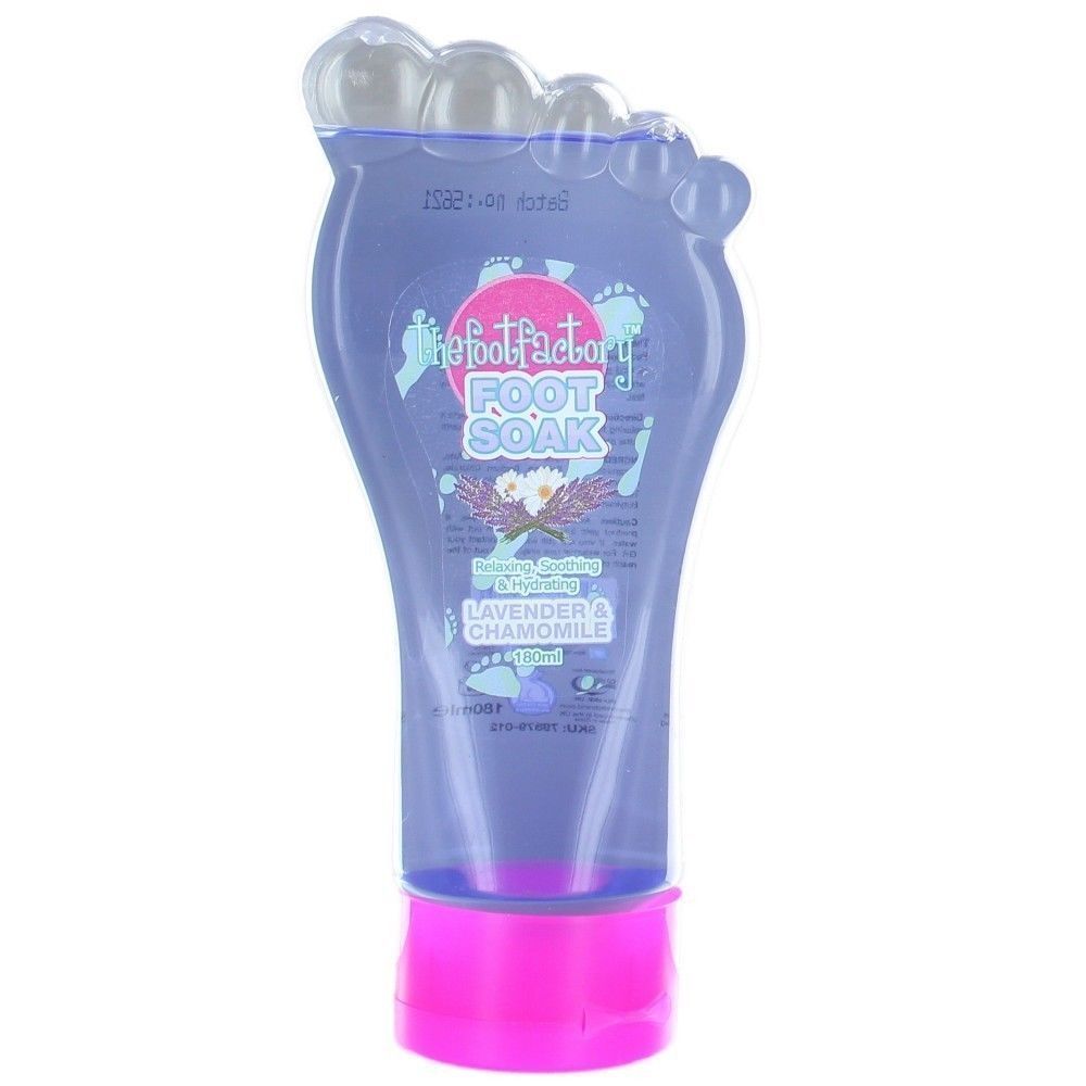 Foot Factory Foot Soak, Lotion & Scrub For Cooling, Soothing