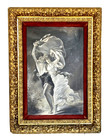 Copy 'The Storm' by Pierre-Auguste Cot Grisaille Underpainting & Antique Frame