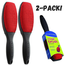 2-pack Magic Lint Remover brush, Black, Double Sided, 2-Pack
