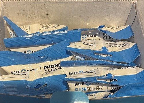 SafeMate Clean Screenz Phone & Tablet Cleaning Wipes 200 COUNT - 第 3/5 張圖片