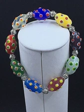 NEW bead bracelet by Artisan Beadworks, Inc.  HANDCRAFTED   No two are Identical