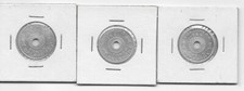 (3) Vintage Oklahoma Consumer State Sales Tax check Tokens Coins 
