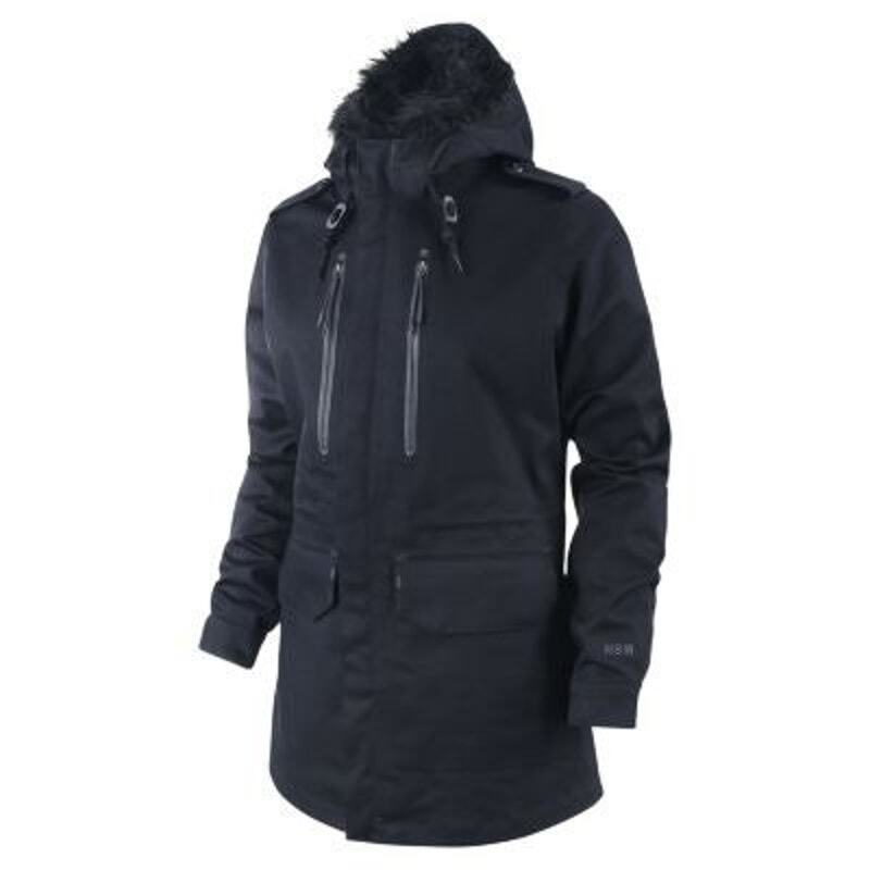 SACAI X NIKE Nike Sportswear Sideline Giacca Rigida con Cappuccio Nero Donna Taglia Media