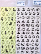 Mind Wave Seals Clear Animals Sticker Sheet Your Choice KAWAII  