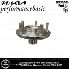 OEM Genuine Front Wheel Hub Assy 51750J4000 for Hyundai Venue 2020-2023
