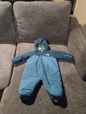 The North Face Infant Kid's Cozy Bunting One Piece Infants 3-6 Months Blue