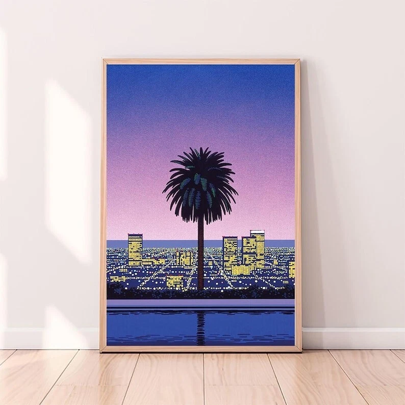 Hiroshi Nagai Vintage Poster, Retro Art Decor, High Quality Print - Image 4 of 4