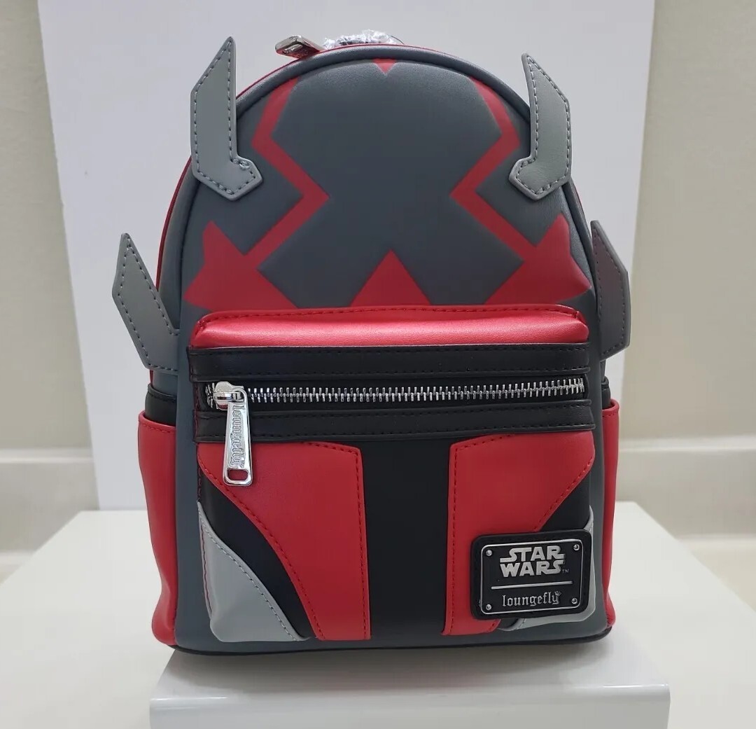 Like New Star Wars Loungefly Mandalorian Backpack 2024 Disney Parks  main image 3