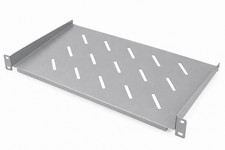 AX Networks 19 Zoll Rack Fachboden 1U 250 mm Grau f&uuml;r Netzwerkschrank