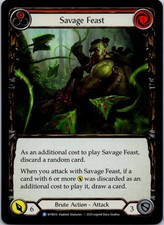 Savage Feast (Red) Rare Welcome to Rathe WTR014 NM