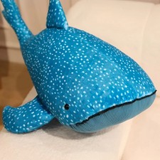 Large Whale Shark Plush Toy 40cm Soft Stuffed Animal Cute Kids Gift